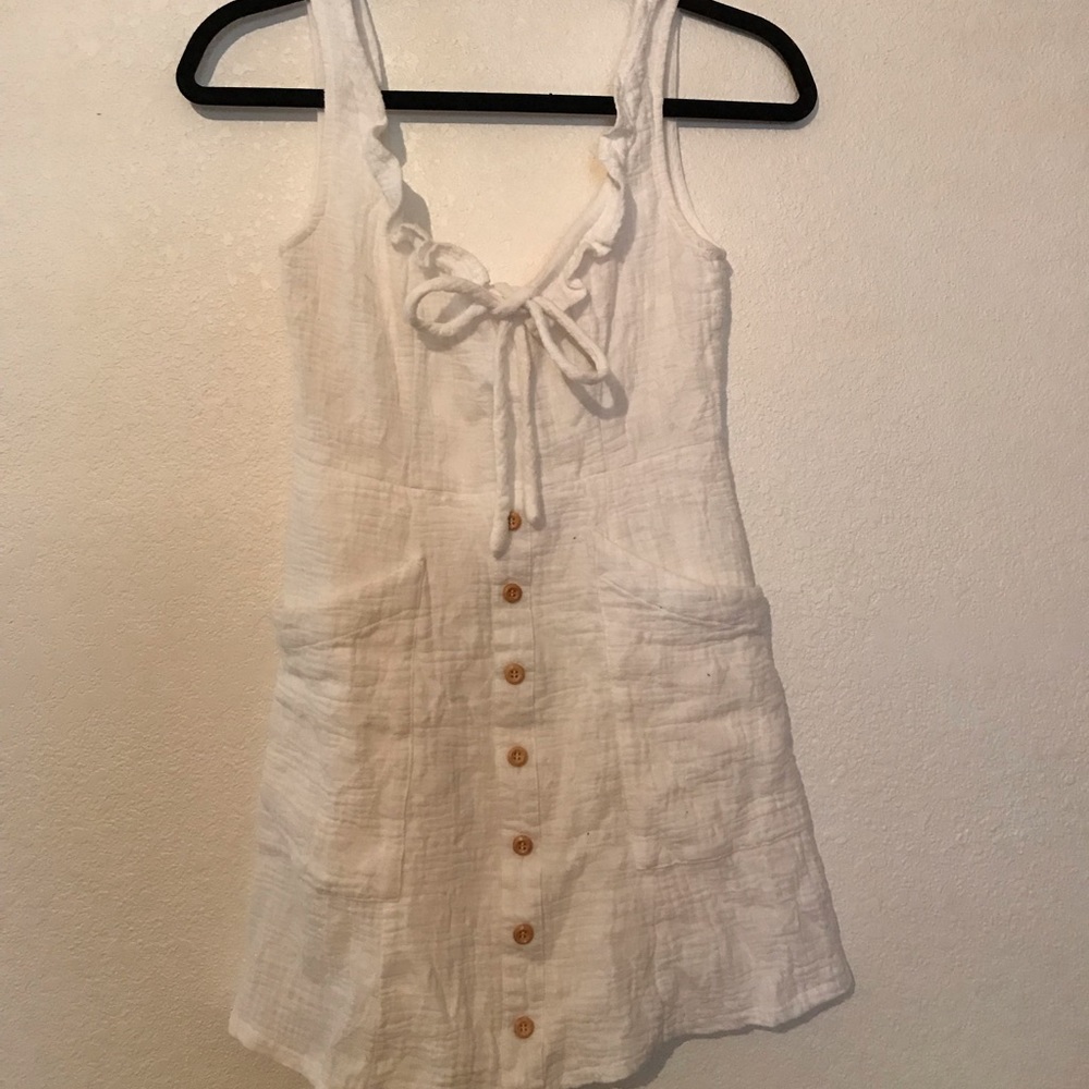 princess poly white dress size xs.